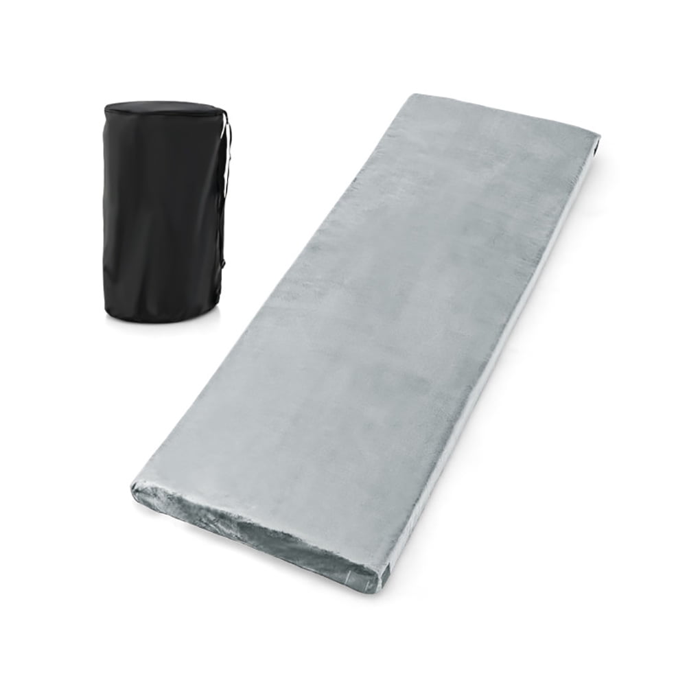 Barara King Camping Mattress,Lightweight Portable Memory Camping Mattress with Carrying Bag-Gray